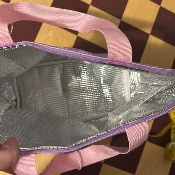 NWT Peanuts Snoopy Space Traveler Purple Insulated Lunch Tote - Picture 4 of 5